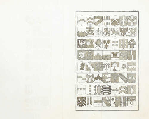 [Из библиотеки генерала Ф. Шуберта]. Гаттерер И.Х. Начертание гербоведения / С немецкаго языка перевел; и с дополнением к оному краткаго изъяснения употребляемых в гербах изображений, иконологическаго описания эмблемм и знатнейших государств с их гербами; издал Герольдии секретарь, коллежский ассесор и Императорскаго Вольнаго экономическаго общества член Глеб Мальгин. [СПб.], 1805.